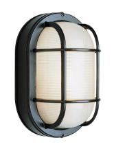 Trans Globe 41005 BK - 1 LIGHT MEDIUM OUTDOOR BULKHEA